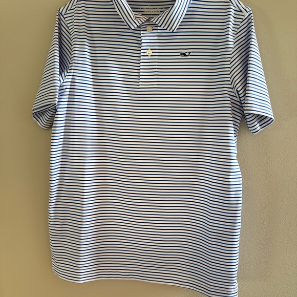 Vineyard Vines Other - Boys Striped Polo Shirt - Blue and White